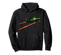 Verde Exótico Coche Fuego Pistas Racing Car Turbo Race Niños Niños Sudadera con Capucha