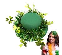 Verde - Gorras de disfraz de San Patricio - Sombrero del día de San Patricio, gorras verdes accesorio para disfraz de vacaciones irlandesas