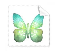 Verde hoja mariposa con patrón de flores gafas paño de limpieza paño limpiador de regalo teléfono Protector de 5 unidades