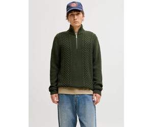 Verde Hombres Acrylic/Cotton Sudadera Con Media Cremallera XL EU