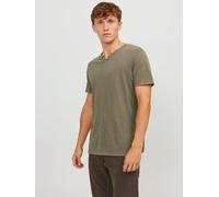 Verde Hombres Cotton Cuello Polo Efecto Mélange L EU