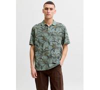 Verde Hombres Cotton Cuello Polo L EU