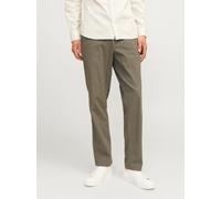 Verde Hombres Cotton/Elastane Pantalones Chinos Corte Relaxed 27/32 EU