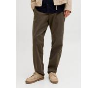 Verde Hombres Cotton/In/Conversion/Direct/to/Farm/Polyester/Elastane Pantalones Chinos Corte Relaxed 30/34 EU