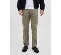 Verde Hombres Cotton/Linen Jogger Corte Relaxed XS EU