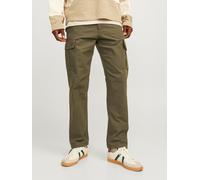Verde Hombres Cotton Pantalones Cargo Corte Cargo 29/34 EU