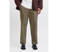 Verde Hombres Cotton Plus Size Pantalones Chinos Corte Baggy 44/36 EU