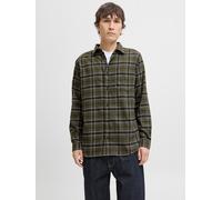 Verde Hombres Cotton/Polyester Camisa De Franela Corte Comfort M EU
