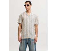 Verde Hombres Linen/Organic/Cotton/Cotton/Recycled/Cotton Camisa Corte Regular M EU
