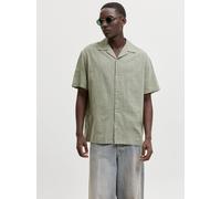 Verde Hombres Linen/Organic/Cotton/Cotton/Recycled/Cotton Camisa Estilo Resort Corte Loose XS EU