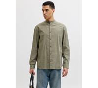 Verde Hombres Linen/Organic/Cotton/Cotton/Recycled/Cotton Camisa Informal Corte Regular XL EU