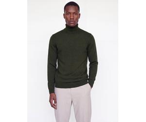Verde Hombres Merino/Wool Cuello Alto L EU