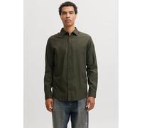 Verde Hombres Organic/Cotton/Cotton Camisa Corte Regular M EU