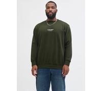 Verde Hombres Organic/Cotton/Organic/Cotton/Recycled/Polyester Plus Size Sudadera Estampado EU2XL US1L EU