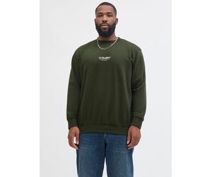 Verde Hombres Organic/Cotton/Organic/Cotton/Recycled/Polyester Plus Size Sudadera Estampado EU2XL US1L EU