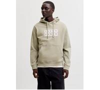 Verde Hombres Organic/Cotton/Recycled/Polyester Sudadera Con Capucha Logotipo S EU