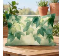 Verde Impermeable Funda Cojin 40x70cm Juego de 1, Fundas Cojines kdd-9439