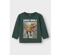 Verde Jurassic World Top De Manga Larga