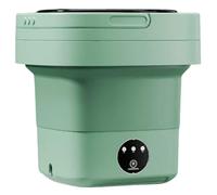 (Verde) Lavadora peque?a de 6,5 l, gran capacidad, portátil, para lavar ropa interior y calcetines.
