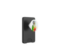 Verde, mejillas, piña, conure, retrato, ilustración, regalo para mascotas PopSockets PopWallet para MagSafe