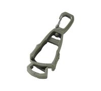 (Verde militar) Clips para guantes de exterior para el trabajo, clip de sujeción portátil de liberación