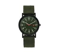 (Verde militar) Relojes de diseño de lujo para hombre, luminosos, de cuerda manual, de aleación, reloj