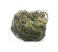 (verde militare) Amaca in rete di nylon per una persona, da appendere al letto, altalena, essenziale