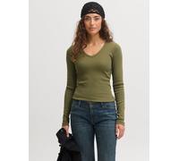 Verde Mujeres Cotton/Elastane Jxfreya Camiseta De Manga Larga M EU