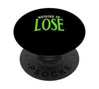 Verde Nada Que Perder Gráfico Verde PopSockets PopGrip Adhesivo