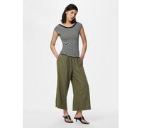 Verde Pantalones De Pata De Elefante S