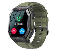 (Verde) Para Android con pulseras deportivas de frecuencia cardíaca IP68 reloj inteligente con rastreador