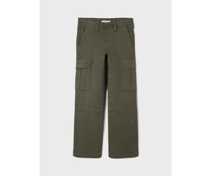 Verde Perneras Rectas Pantalones