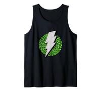 Verde Rayo salvaje Verde Gráfi Camiseta sin Mangas