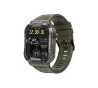 (Verde) Reloj inteligente impermeable IP68 estilo militar para hombres Reloj digital deportivo y de