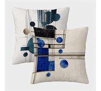 Verde Salvia Fundas Cojines 40x40 Juego de 2, GeometríA Fundas Cojines 40x40, Suave Terciopelo Cuadrado Pillow Case con Cremallera Oculta, Cushion Covers para Decoracion Hogar Sofás Regalo R-3986