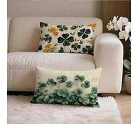 Verde Salvia Fundas Cojines 55x55 Juego de 2, Flor Fundas Cojines 55x55, Suave Terciopelo Cuadrado Pillow Case con Cremallera Oculta, Cushion Covers para Decoracion Hogar Sofás Regalo A-m4081