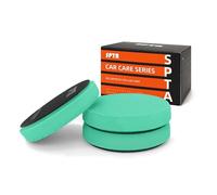 Verde T120 Corte Pesado Esponjas pulido coche, SPTA 3 Piezas 150mm Almohadillas de Pulido Kit Esponja Pulido para Coche, Esponjas para pulidoras, Almohadilla de Rejilla de Pulido