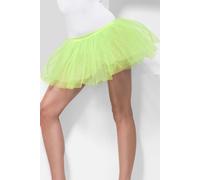 Verde Tutú Enagua Mujer Baile Disfraz Festival 4 Capa 30cm Talla Única