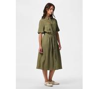 Verde Vestido Camisero S