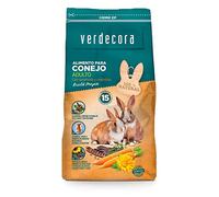 Verdecora Alimento para Roedores - Comida Conejo Adulto - Ingredientes 100% naturales - Bienestar y desarrollo saludable para tu mascota (1kg) (PORTES INCLUIDOS)
