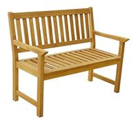 VERDELOOK Acacia Line Banco de dos plazas, 120x62 h95 cm, madera natural