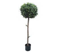 VERDELOOK Árbol Artificial con Tronco de Madera Natural con Hoja de imitación de Bosque, 45 x 45 x 115 cm, Verde