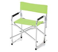 VERDELOOK Silla de director en tejido de poliéster 47x57 cm altura 78 cm, cal, terraza jardín exterior