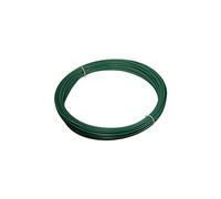 VERDELOOK Skein Plast, Alambre de hierro plastificado, diámetro 1,3 cm longitud 20 m, verde
