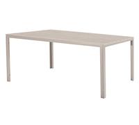 VERDELOOK 2360/42 Mesa, Madera Plástico, Beige, 156_x_78_x_h74_cm
