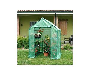 VERDEMAX Invernadero con Funda Reforzada incluida - tamaño: cm 140x140x195