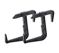 VERDENIA 23834 - Soporte para jardineras para balcón, Accesorios de plástico, Ligero, Estable, Muchos Colores, 23834 Grafito (Paquete de 6)