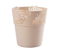 VERDENIA Aster 20527 - Maceta Decorativa para Plantas de plástico, diseño Calado, Muchos Colores, Muchos tamaños, 13 cm, luz Rosa