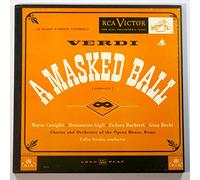 Verdi: A Masked Ball (Complete) / Chorus and Orchestra of the Opera House, Rome; Tullio Serafin, Conductor