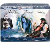 Verdi, G.: Rigoletto / La traviata / Puccini, G.: Tosca (3 Live Films, 1992-2010) [DVD]